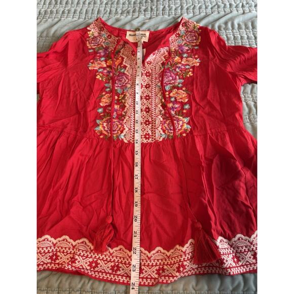 Savanna Jane Women's Boho Top Size Medium NWT Floral Bohemian Cottagecore - Picture 8 of 8